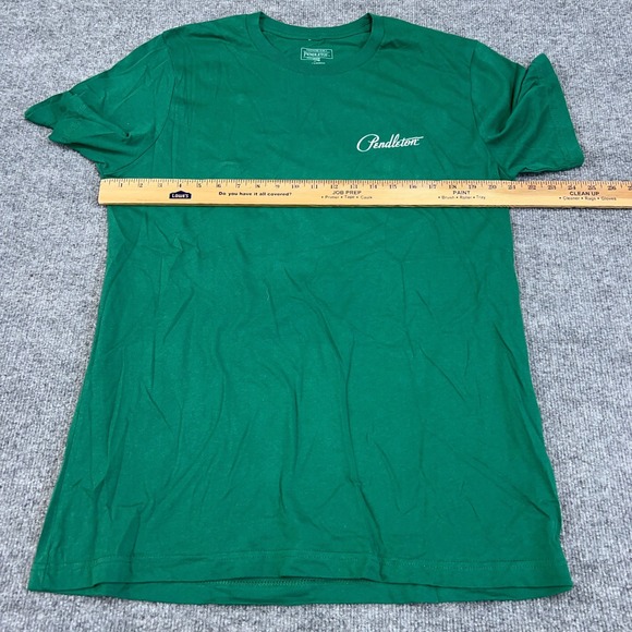 Pendleton T-Shirt Mens Large Green Harding Double Graphic Tee Western Pullover - Picture 4 of 7